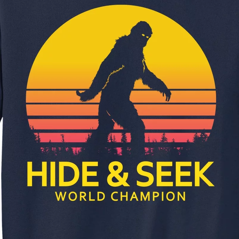 Hide and Seek World Champion Sasquatch Tall Sweatshirt