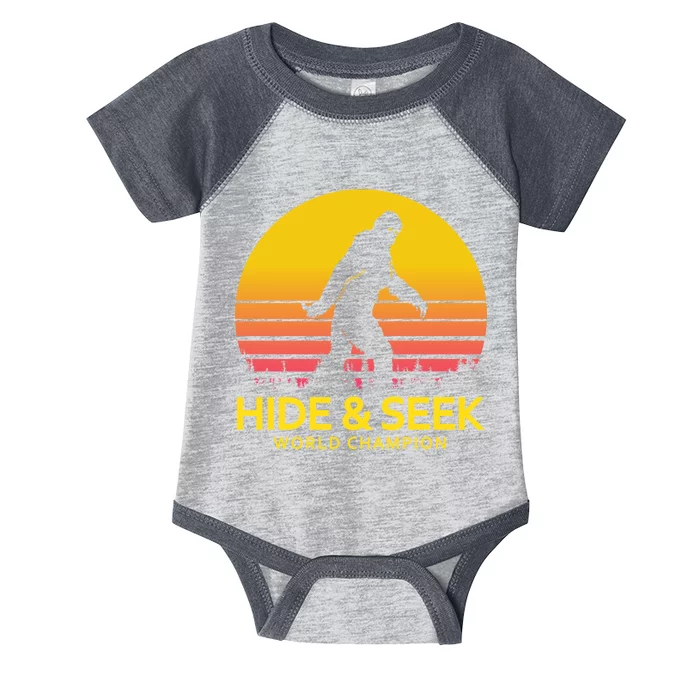 Hide and Seek World Champion Sasquatch Infant Baby Jersey Bodysuit