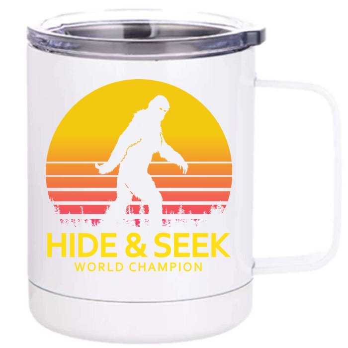 Hide and Seek World Champion Sasquatch Front & Back 12oz Stainless Steel Tumbler Cup