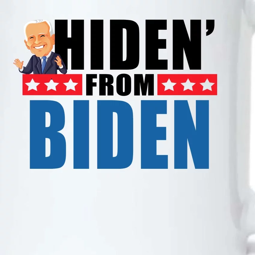 Hiden' From Biden Pro Trump Black Color Changing Mug