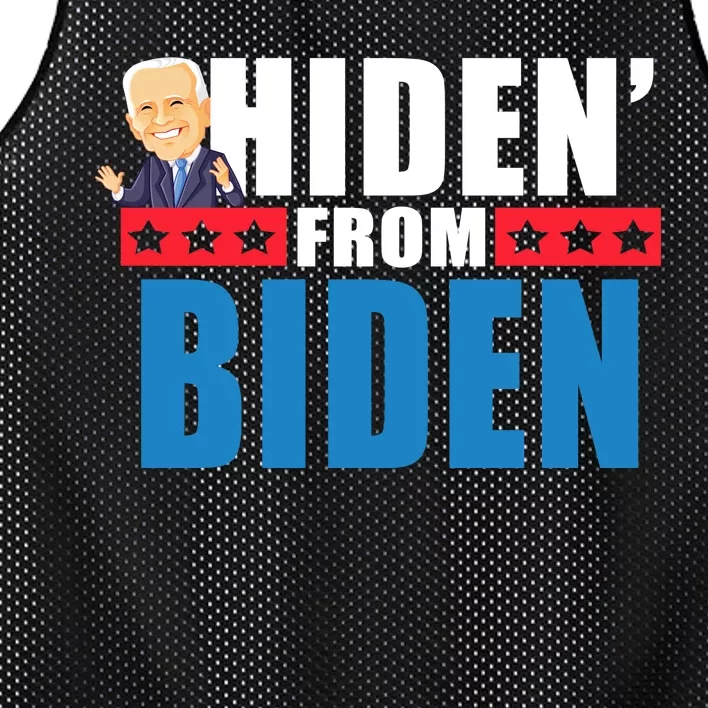 Hiden' From Biden Pro Trump Mesh Reversible Basketball Jersey Tank