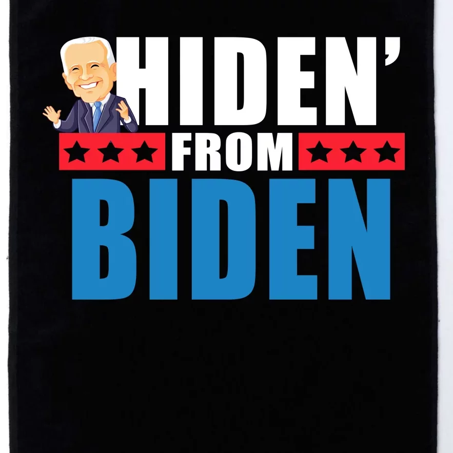 Hiden' From Biden Pro Trump Platinum Collection Golf Towel