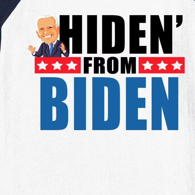 Hiden' From Biden Pro Trump Baseball Sleeve Shirt