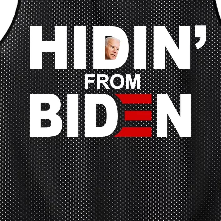 Hidin' From Biden Mesh Reversible Basketball Jersey Tank