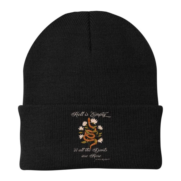 Hell Is Empty And All The Devils Are Here Shakespeare Knit Cap Winter Beanie