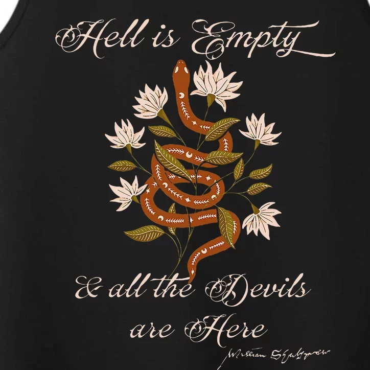 Hell Is Empty And All The Devils Are Here Shakespeare Performance Tank