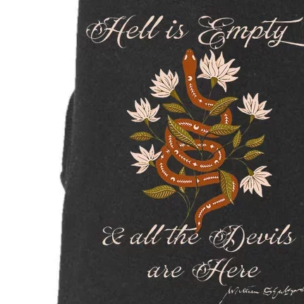 Hell Is Empty And All The Devils Are Here Shakespeare Meme Doggie 3-End Fleece Hoodie