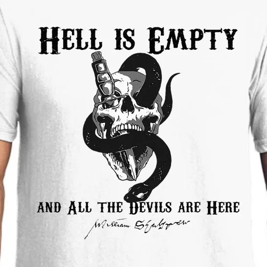 Hell Is Empty And All The Devils Are Here Shakespeare Meme Pajama Set