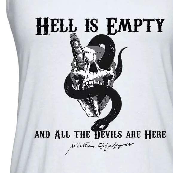 Hell Is Empty And All The Devils Are Here Shakespeare Meme Ladies Essential Flowy Tank