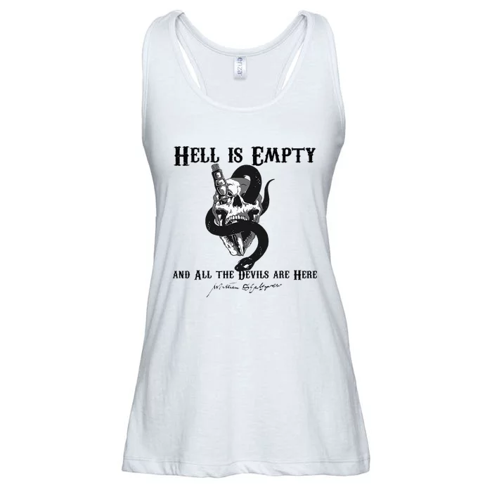 Hell Is Empty And All The Devils Are Here Shakespeare Meme Ladies Essential Flowy Tank