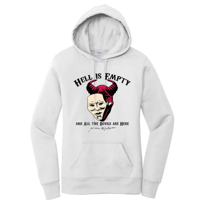 Hell Is Empty And All The Devils Are Here Shakespeare Meme Women's Pullover Hoodie