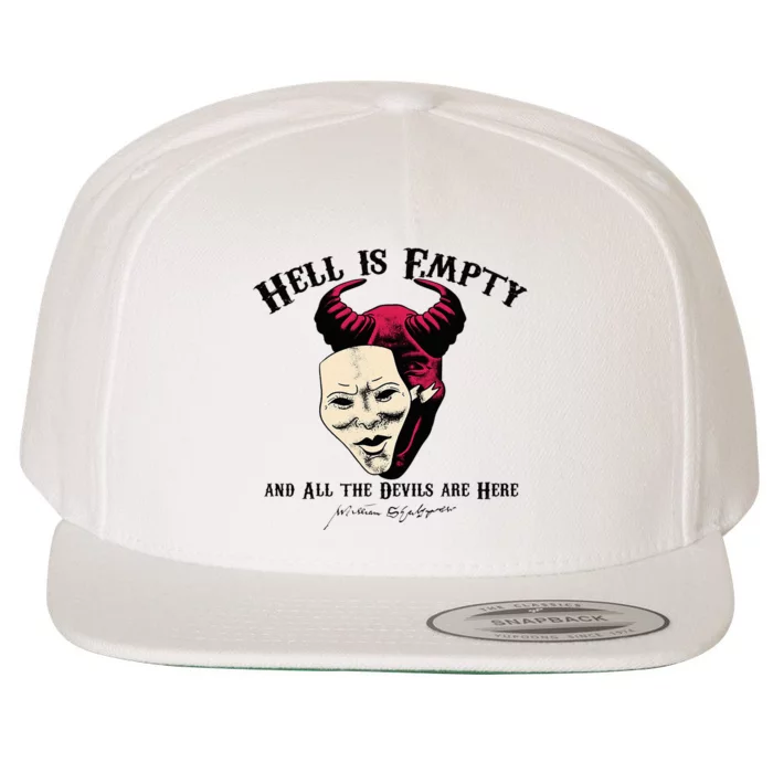 Hell Is Empty And All The Devils Are Here Shakespeare Meme Wool Snapback Cap