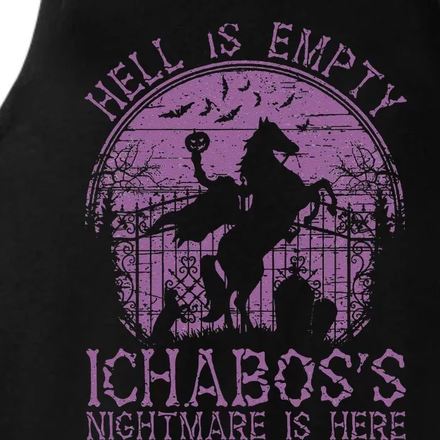 Hell Is Empty IchabodS Nightmare Headless Horseman Ladies Tri-Blend Wicking Tank