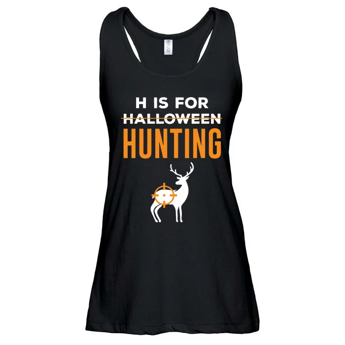 H Is For Hunting Halloween Hunter Ladies Essential Flowy Tank