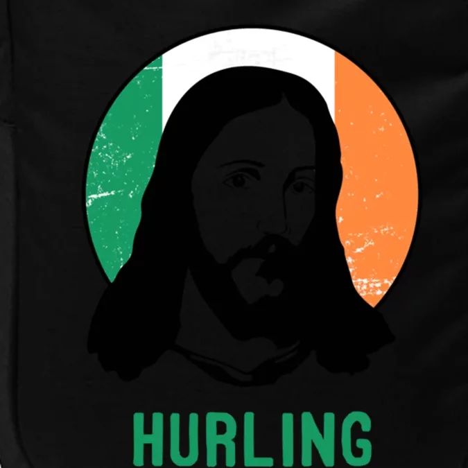 Hurling Ireland Flag Jesus St Patricks Day Gift Impact Tech Backpack