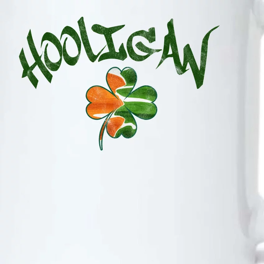 Hooligan Irish Flag St Patricks Day Black Color Changing Mug