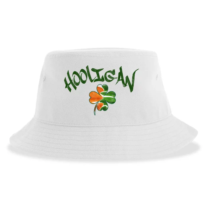 Hooligan Irish Flag St Patricks Day Sustainable Bucket Hat