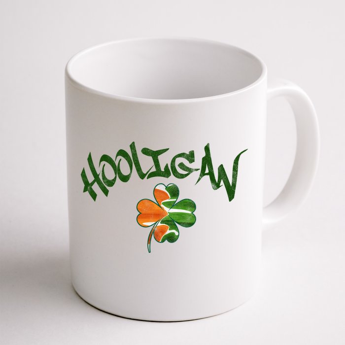 Hooligan Irish Flag St Patricks Day Front & Back Coffee Mug