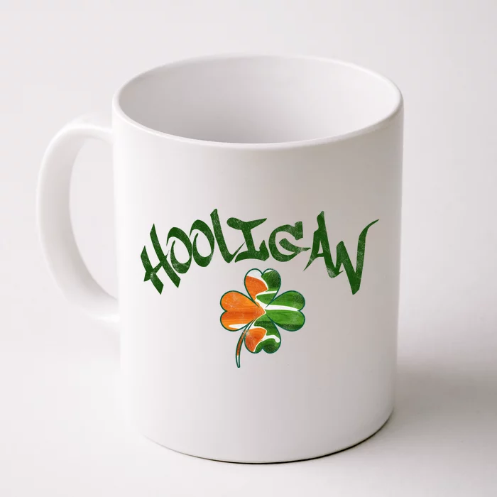 Hooligan Irish Flag St Patricks Day Front & Back Coffee Mug