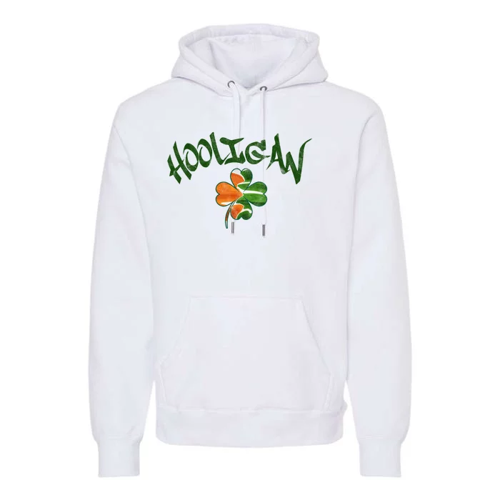 Hooligan Irish Flag St Patricks Day Premium Hoodie