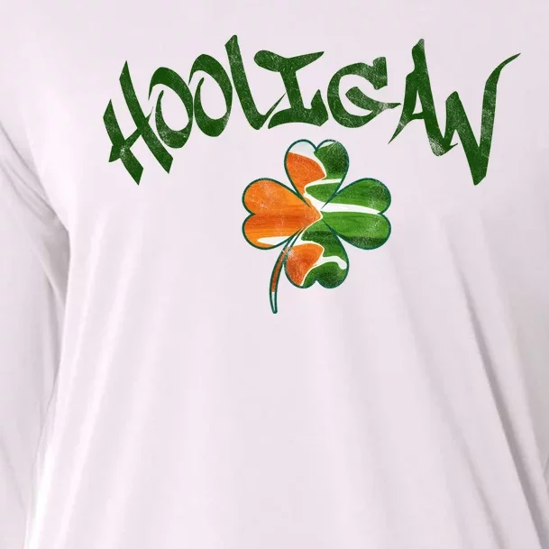 Hooligan Irish Flag St Patricks Day Cooling Performance Long Sleeve Crew