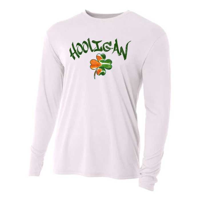 Hooligan Irish Flag St Patricks Day Cooling Performance Long Sleeve Crew