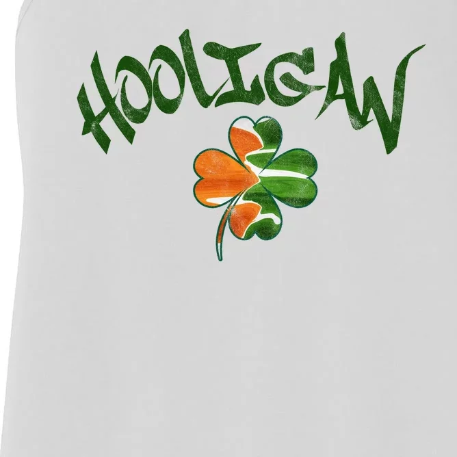 Hooligan Irish Flag St Patricks Day Women's Racerback Tank