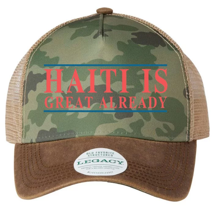 Haiti Is Great Already Legacy Tie Dye Trucker Hat