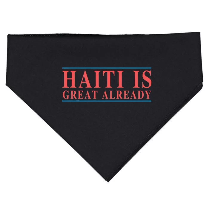 Haiti Is Great Already USA-Made Doggie Bandana