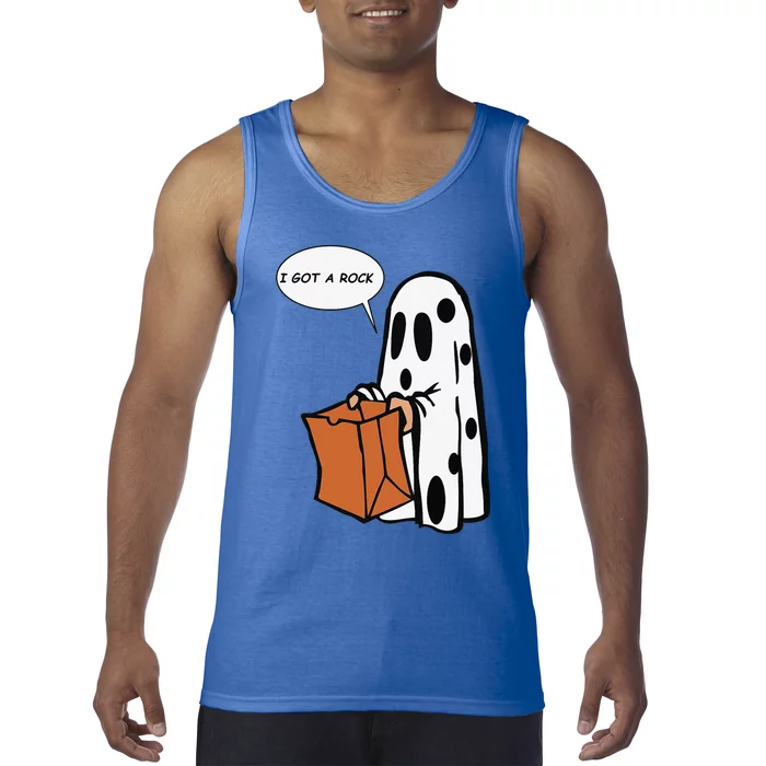 Halloween I Got A Rock Ghost Tank Top