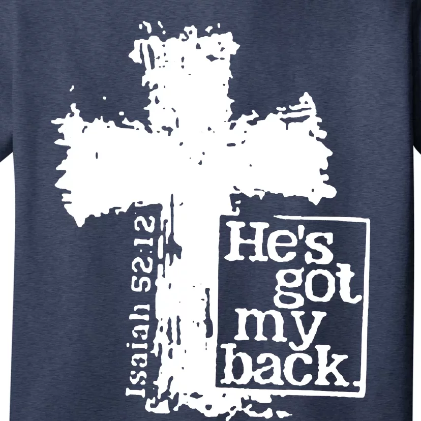 He Is Got My Back Inspirational Christian T-Shirt