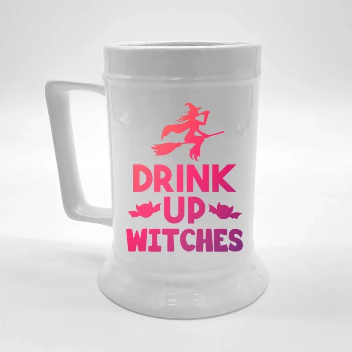 Halloween Ing Gift Up Witches Meaningful Gift Front & Back Beer Stein