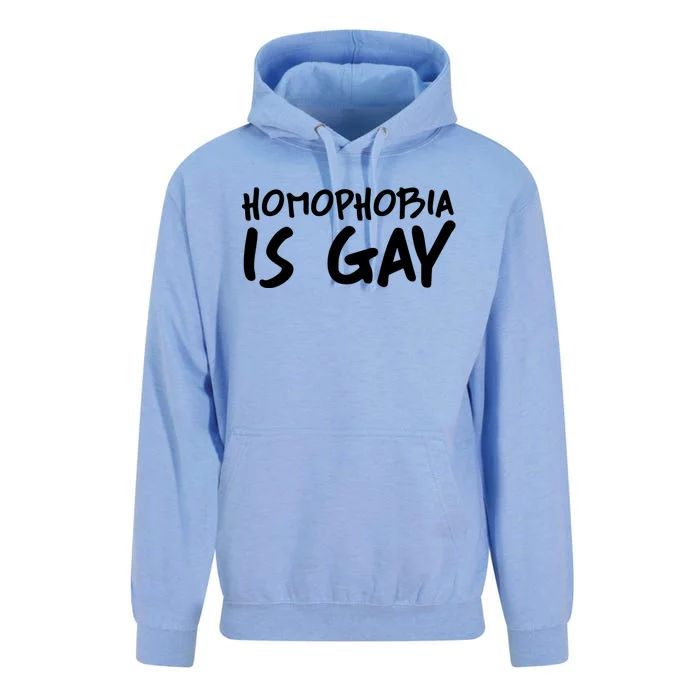 Homophobia Is Gay Funny Queer Lgbtq Ally Queer Pride Love Meaningful Gift Unisex Surf Hoodie