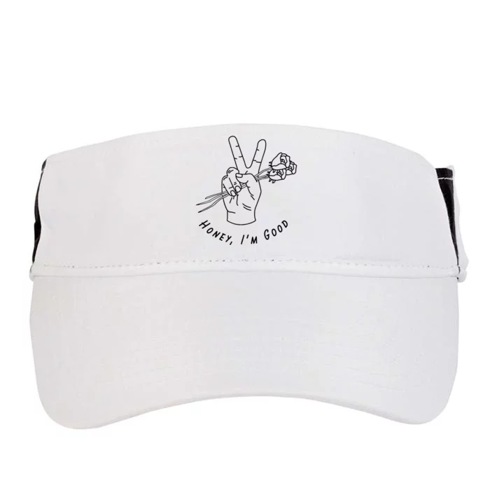 Honey IM Good Hand With Roses Adult Drive Performance Visor