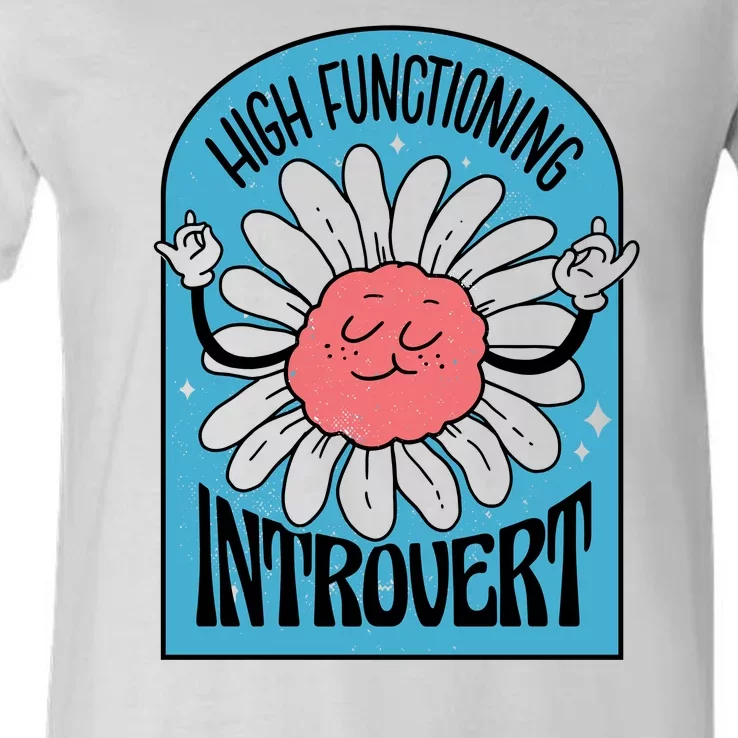 High Functioning Introvert V-Neck T-Shirt