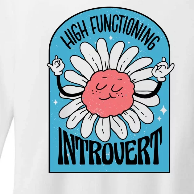 High Functioning Introvert Womens CVC Long Sleeve Shirt