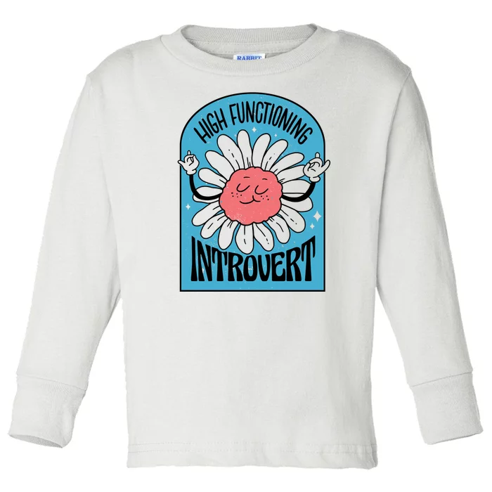 High Functioning Introvert Toddler Long Sleeve Shirt