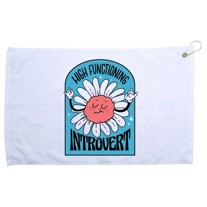 High Functioning Introvert Grommeted Golf Towel