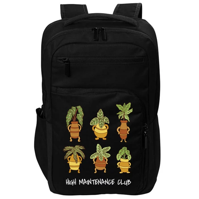 High Maintenance Club Plant Impact Tech Backpack