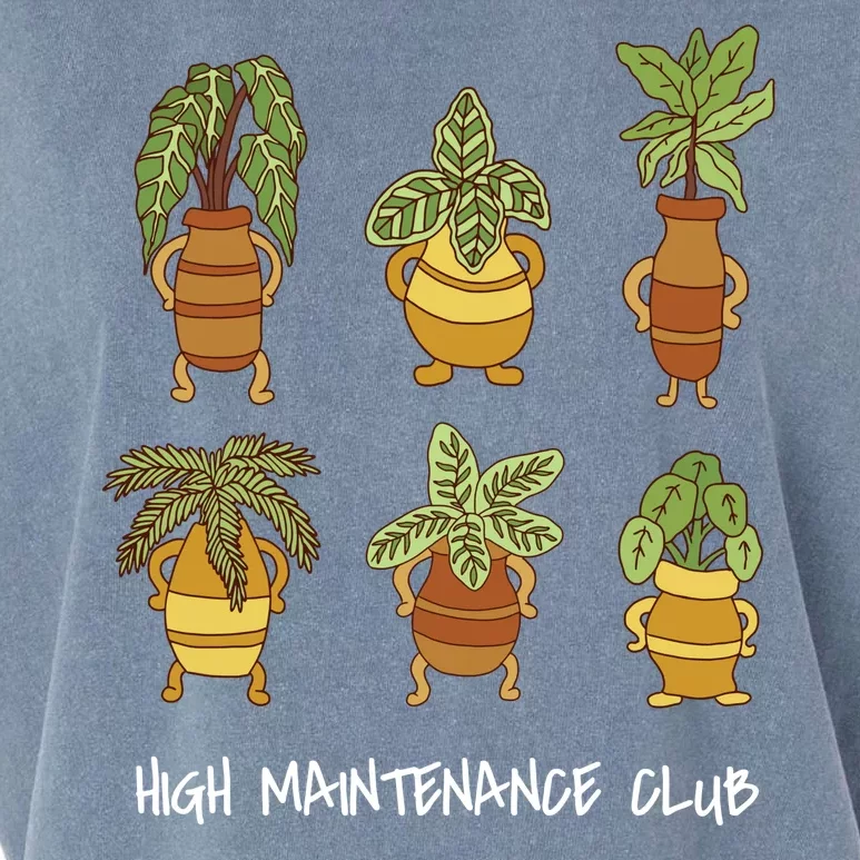 High Maintenance Club Plant Garment-Dyed Women's Muscle Tee