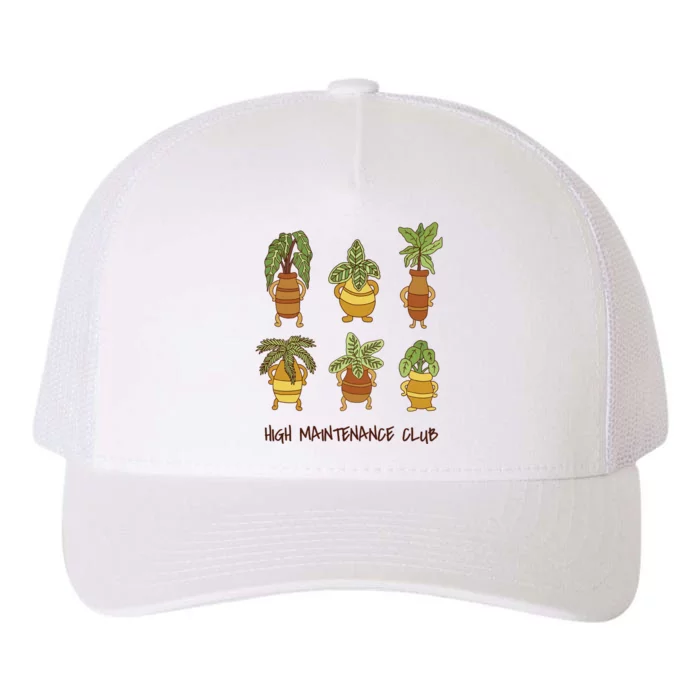 High Maintenance Club Plant Yupoong Adult 5-Panel Trucker Hat