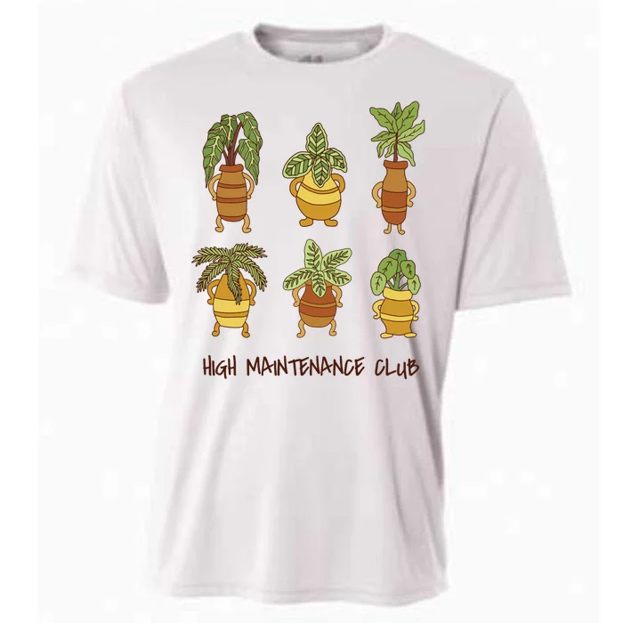 High Maintenance Club Plant Cooling Performance Crew T-Shirt