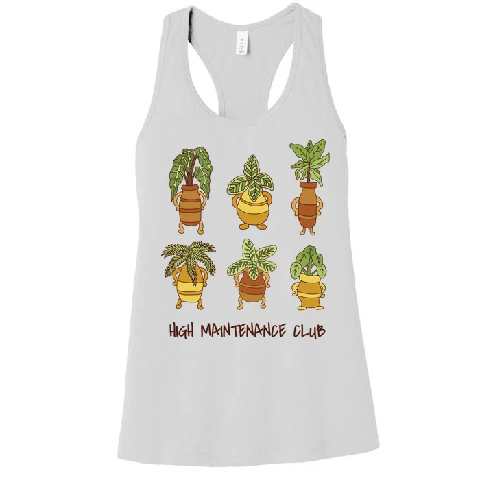 High Maintenance Club Plant Women's Racerback Tank