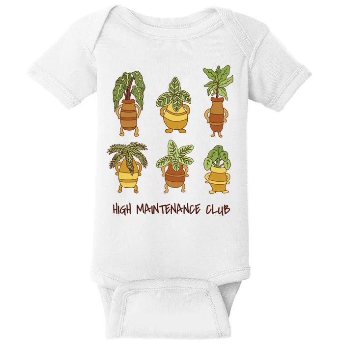 High Maintenance Club Plant Baby Bodysuit