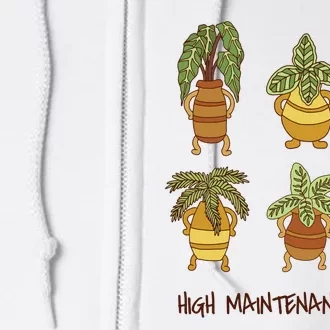 High Maintenance Club Plant Full Zip Hoodie