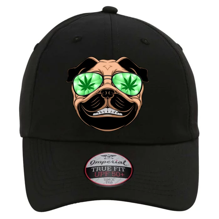 High Off Weed Smiling Pug The Original Performance Cap