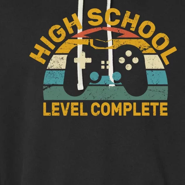 High School Grad Level Complete Garment-Dyed Fleece Hoodie