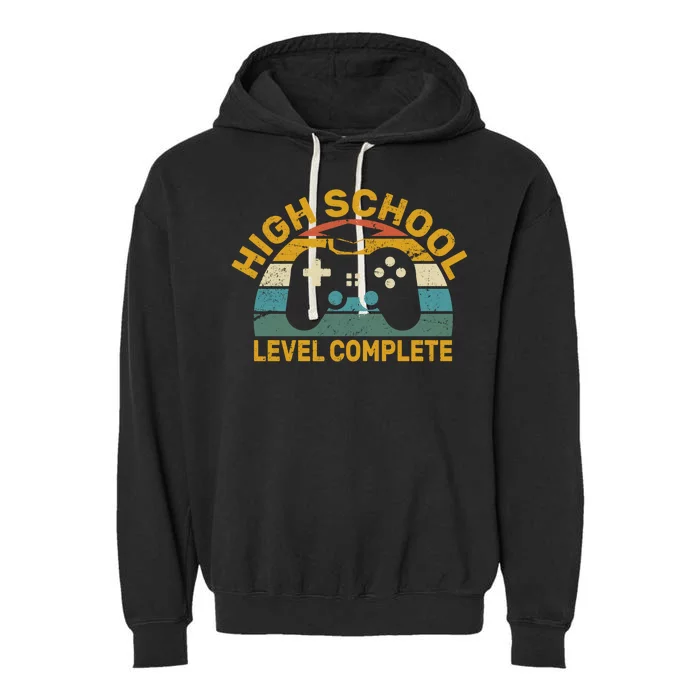 High School Grad Level Complete Garment-Dyed Fleece Hoodie