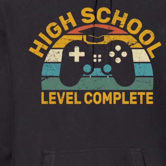 High School Grad Level Complete Premium Hoodie