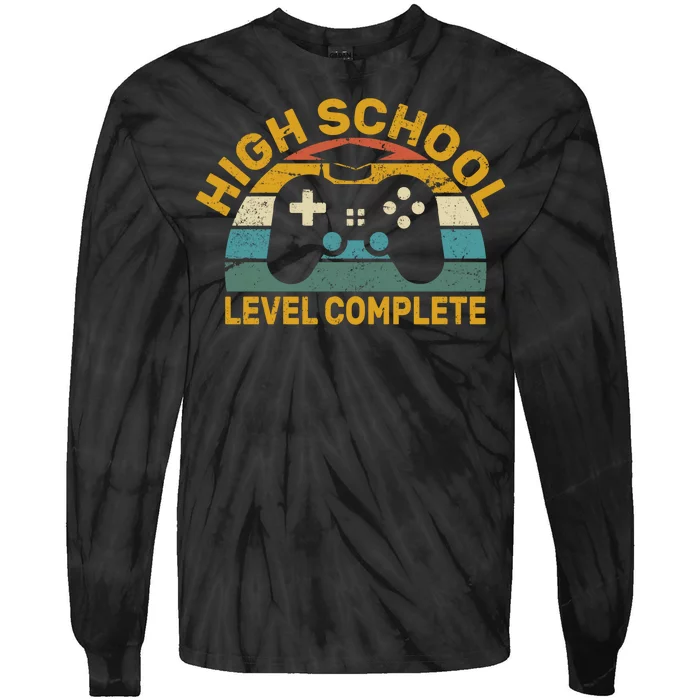 High School Grad Level Complete Tie-Dye Long Sleeve Shirt